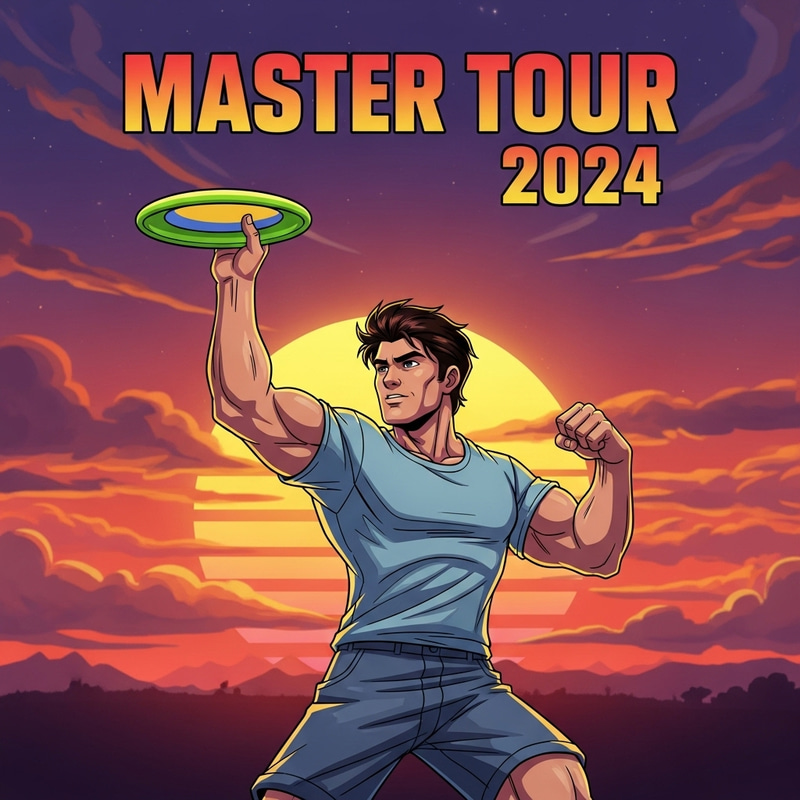 Heman with Frisbee at Master Tour 2024 Heman with Frisbee at Master Tour 2024