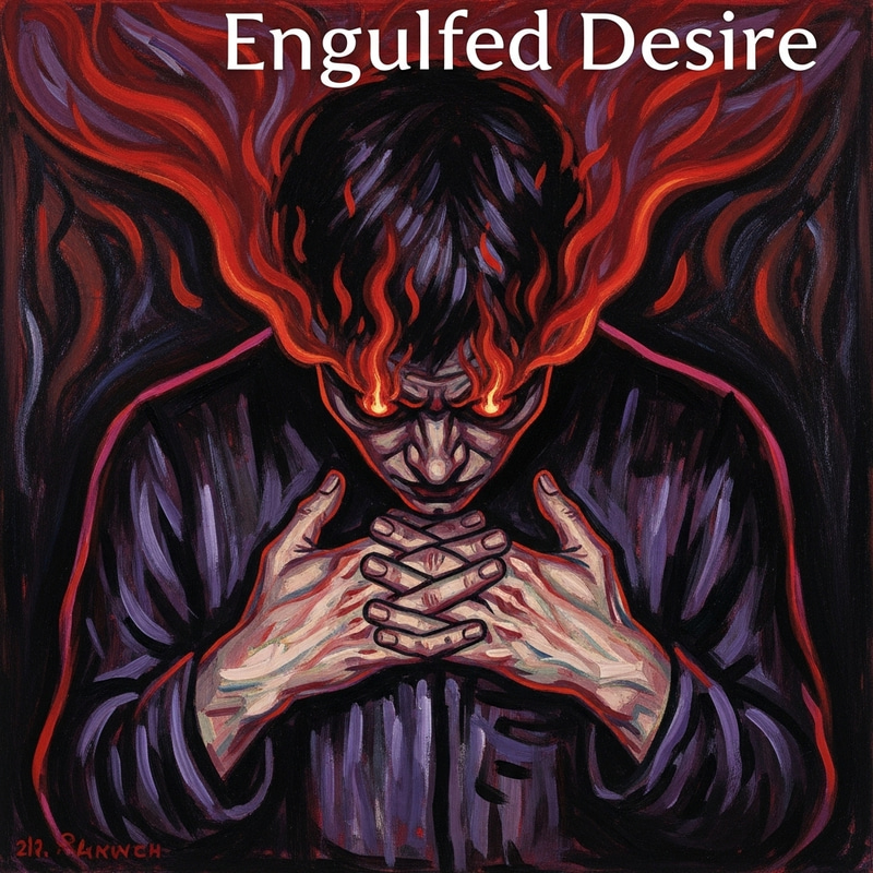 Intense Artwork: Engulfed Desire by Expressionist Influence Intense Artwork: Engulfed Desire by Expressionist Influence