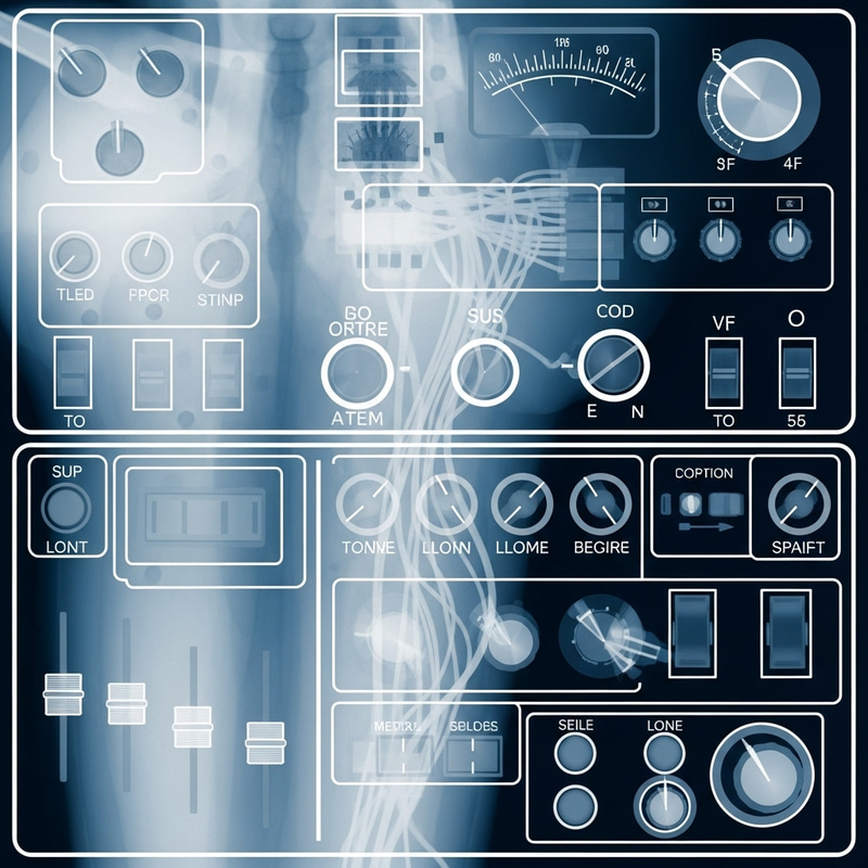 X-ray Control Panel: Buttons, Knobs, Sliders, Switches & More X-ray Control Panel: Buttons, Knobs, Sliders, Switches & More