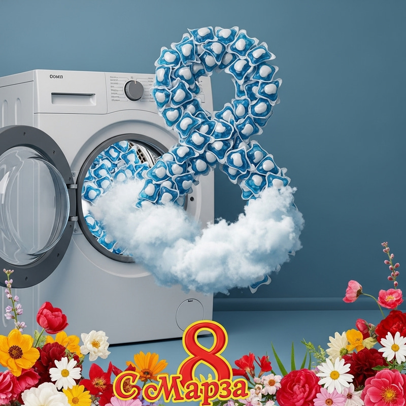 Whimsical Laundry Capsules Cloud Emerges: March 8 Festive Celebration