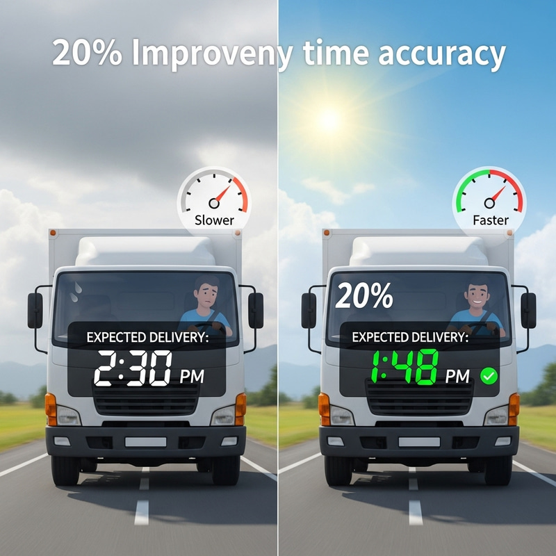 Enhanced Accuracy: 20% Delivery Time Improvement