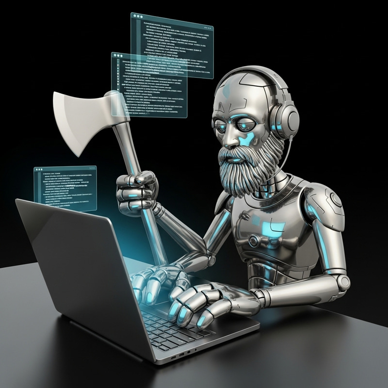 Tin Woodman Software Developer - Digital Artwork