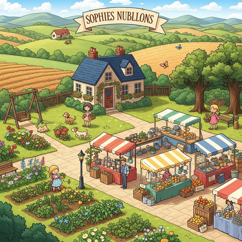 Sophie's Small Town Life: A Story of Joy and Simplicity