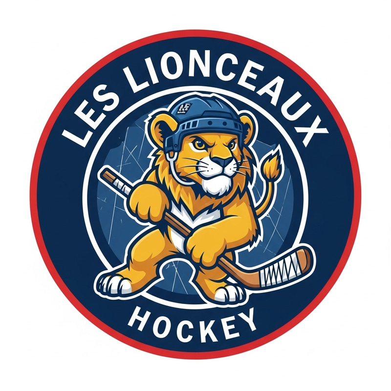 Les Lionceaux Hockey Team Logo Les Lionceaux Hockey Team Logo
