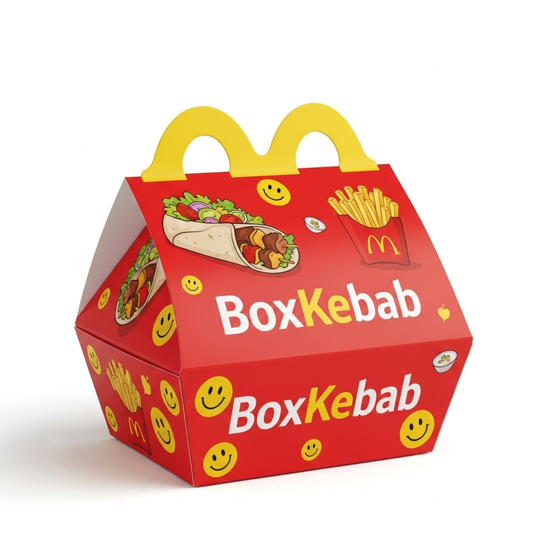 Creative BoxKebab Design | Child-Friendly Packaging