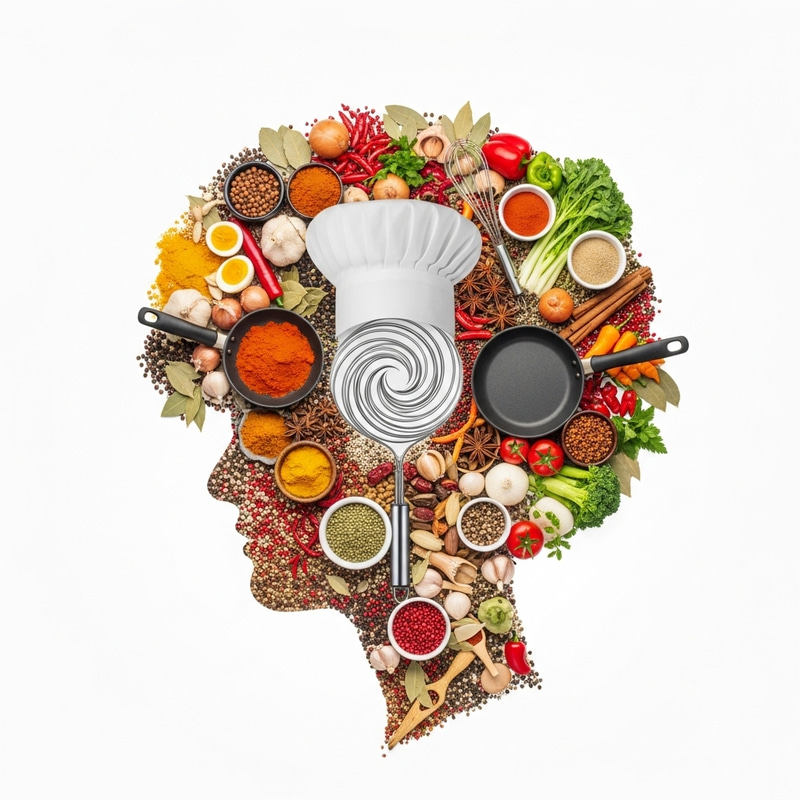 Chef's Creative Culinary Journey | Round Art Imagery Chef's Creative Culinary Journey | Round Art Imagery