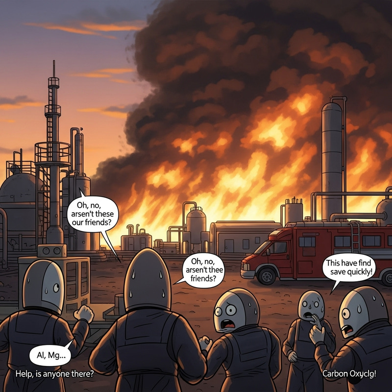 Heroic Rescue Amidst Oil Workshop Fire Heroic Rescue Amidst Oil Workshop Fire