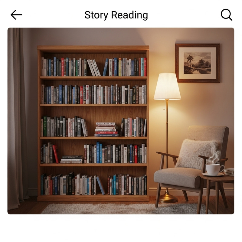 Cozy Mobile Wallpaper for Story Reading