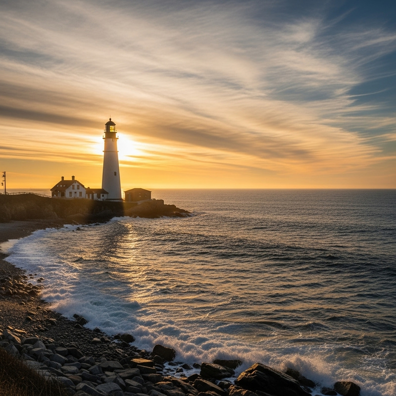 Lighthouse by the Sea Lighthouse by the Sea