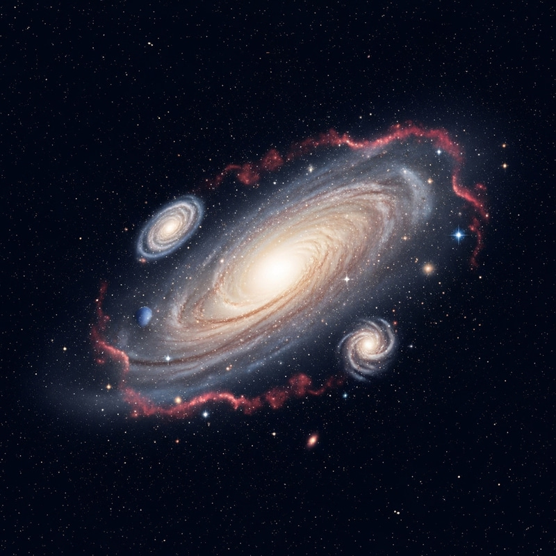 Galaxy View - Modern Minimalist Space Art