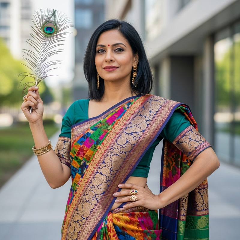 Elegant South Asian Femme | Traditional Saree Modern Look Elegant South Asian Femme | Traditional Saree Modern Look