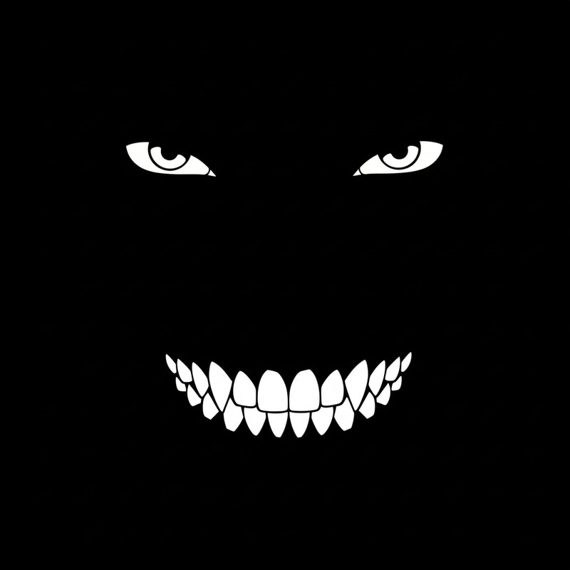 Venom's Eyes and Grin: Dark Marvel Art Venom's Eyes and Grin: Dark Marvel Art