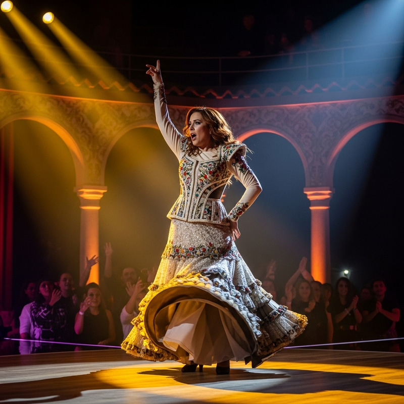 Rosalía: Energetic Latin Singer with Flamenco Flair