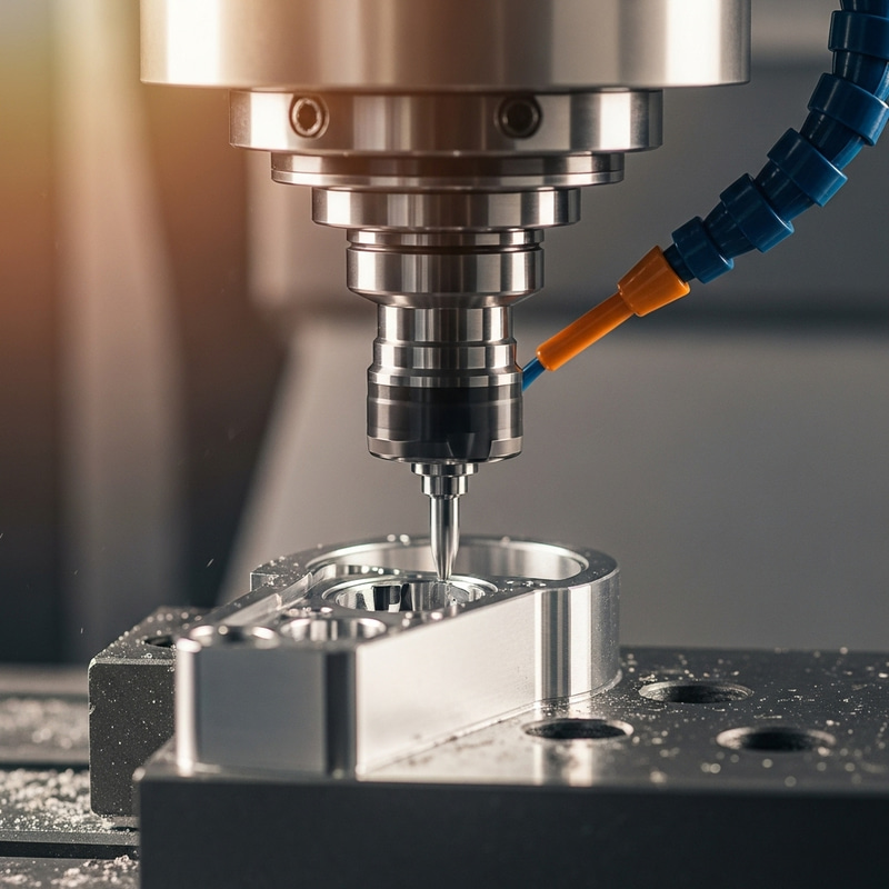High-Definition Metal Machining: CNC Center & Detailed Milling Process