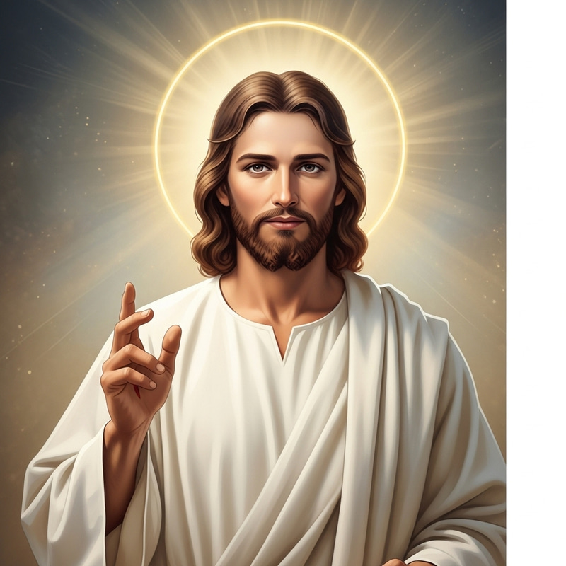 Traditional Depiction of Jesus Teaching Traditional Depiction of Jesus Teaching