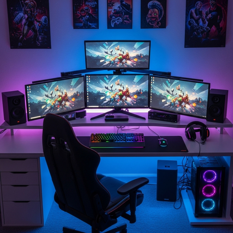 Ultimate Gaming Setup | RGB Keyboard & Mouse