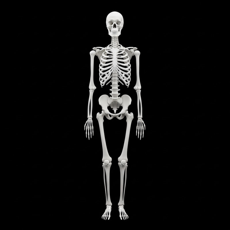 Human Skeleton Illustration Human Skeleton Illustration