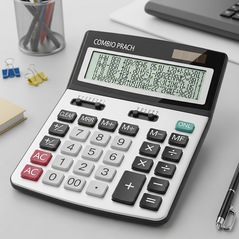 Compact Combo Calculator - Sleek Design & Advanced Functions Compact Combo Calculator - Sleek Design & Advanced Functions