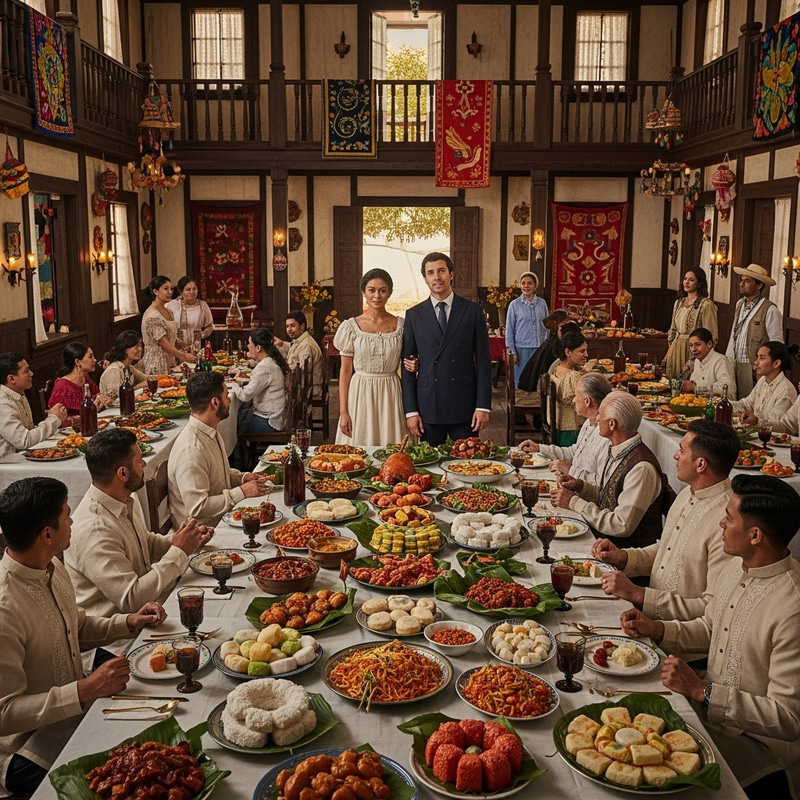 Feast at Kapitan Tiyago's House: Maria Clara & Alfonso Linares Engagement Celebration Feast at Kapitan Tiyago's House: Maria Clara & Alfonso Linares Engagement Celebration