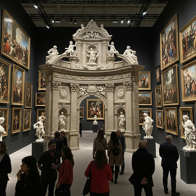 Baroque Presentation: Elaborate Art & Architecture Exhibition