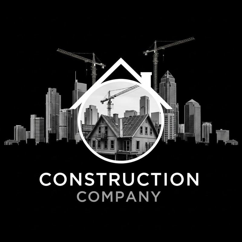 Modern Logo Design for Construction Services