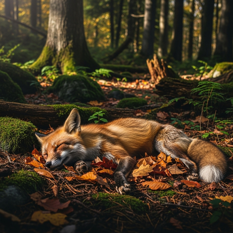 Deceased Red Fox Found in Forest - Nature's Cycle Deceased Red Fox Found in Forest - Nature's Cycle