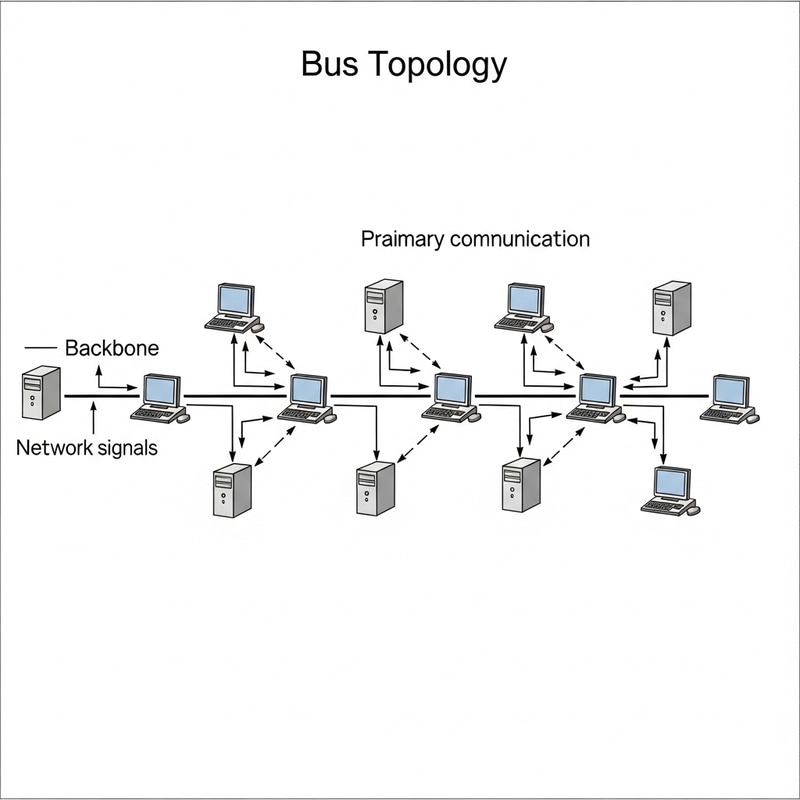 Bus Topology Network Diagram Bus Topology Network Diagram