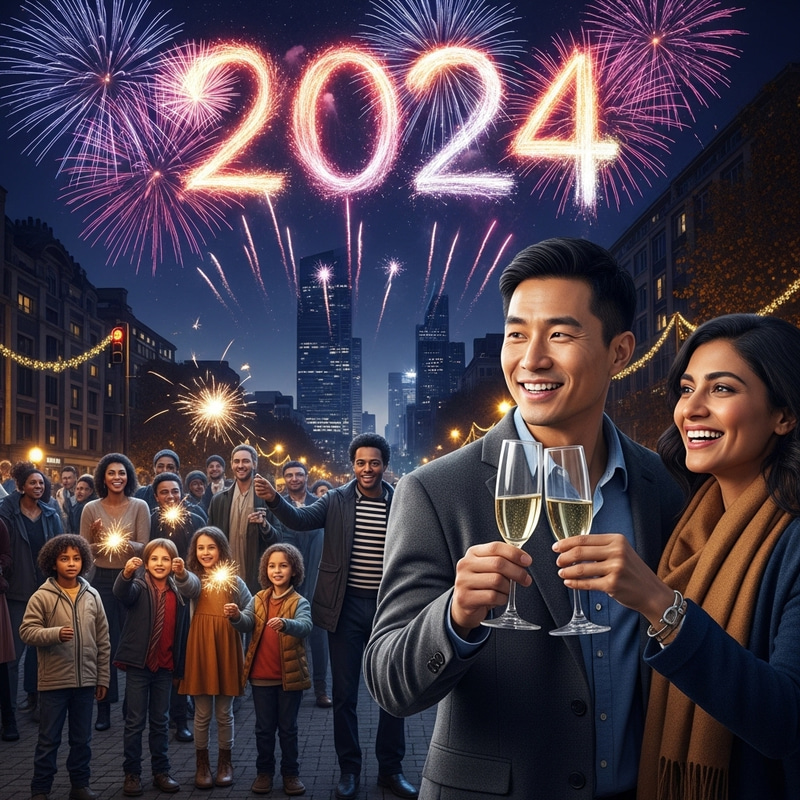 New Year 2024 Celebrations: Wishes and Joy