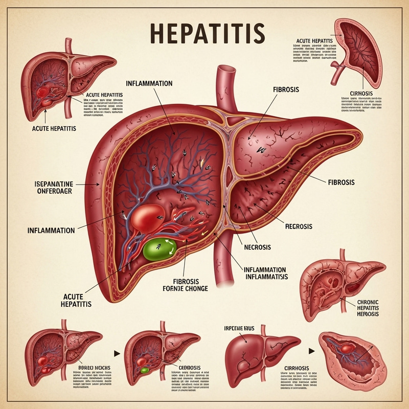 Illustrated Guide to Hepatitis: Liver Disease Explanation Illustrated Guide to Hepatitis: Liver Disease Explanation
