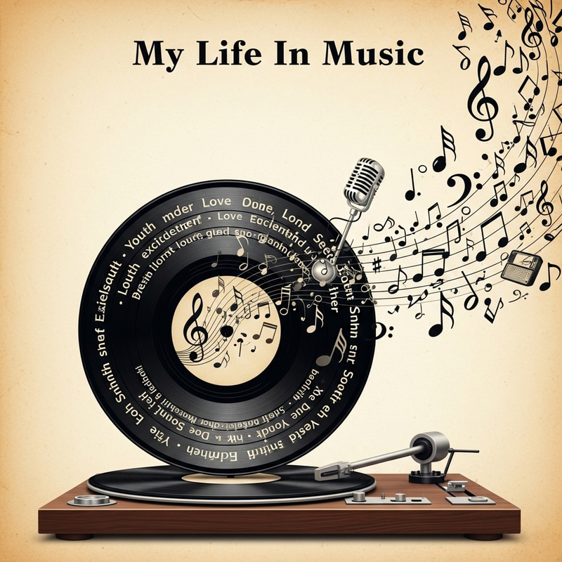 My Life In Music - Vinyl Record Art My Life In Music - Vinyl Record Art