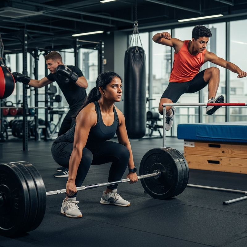 Intense Workout Sports Photography: Strength & Agility Intense Workout Sports Photography: Strength & Agility