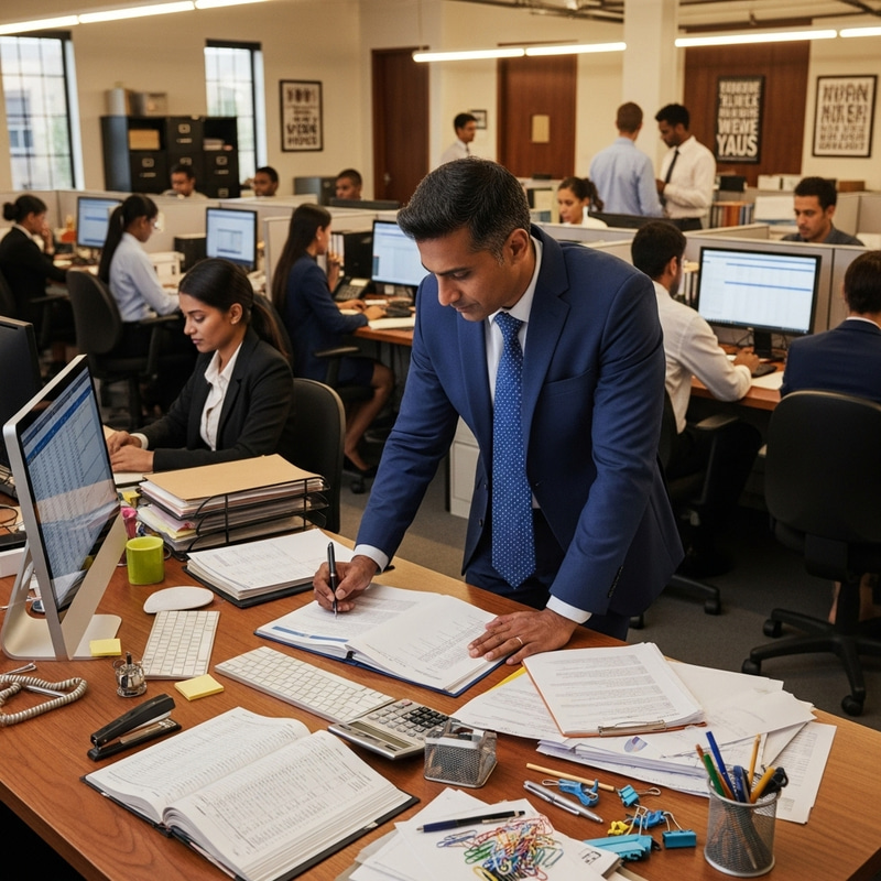 Man Performing Internal Audit | Company Financial Review Man Performing Internal Audit | Company Financial Review