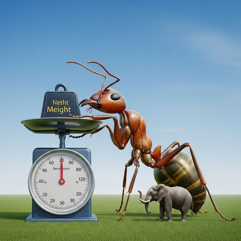 Giant Ant Weighs More Than an Elephant Giant Ant Weighs More Than an Elephant