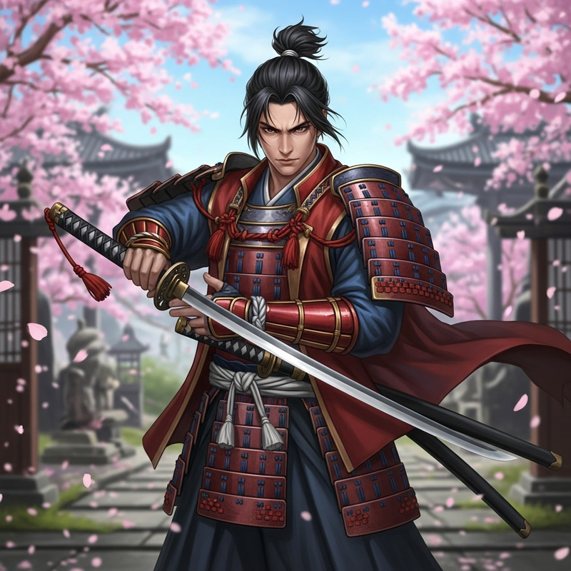 Samurai Swordsman Anime Art Samurai Swordsman Anime Art