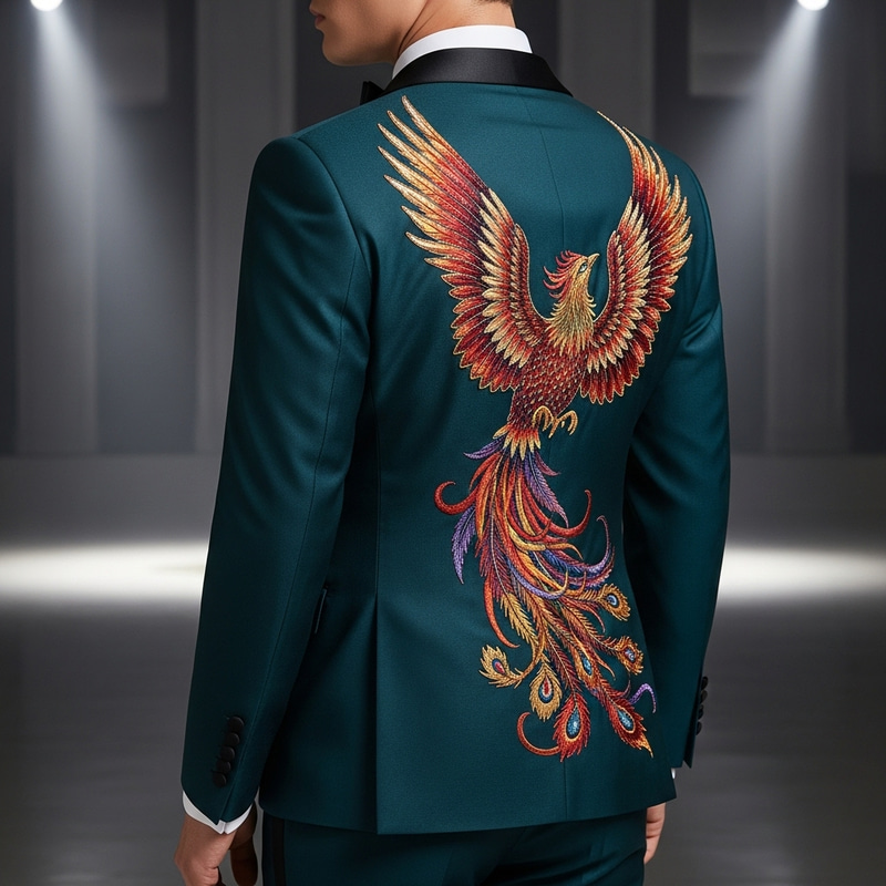 Elegant Phoenix Prom Suit | 2022 Prom Collection