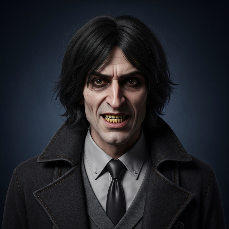 Severus Snape: Enigmatic Man with Sallow Complexion and Unique Features Severus Snape: Enigmatic Man with Sallow Complexion and Unique Features