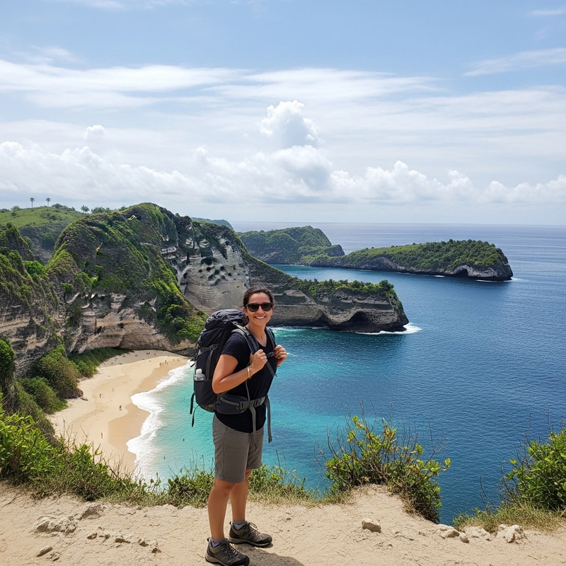 Backpacking Bliss on Nusa Penida Island