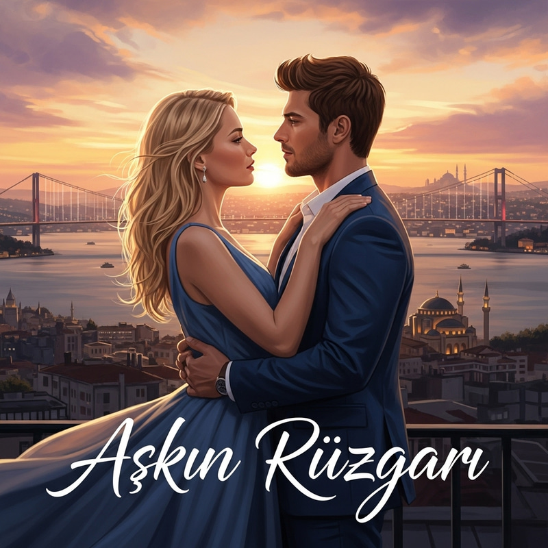 Romantic Drama Digital Painting | Blonde Woman & Brown-Haired Man Romantic Drama Digital Painting | Blonde Woman & Brown-Haired Man