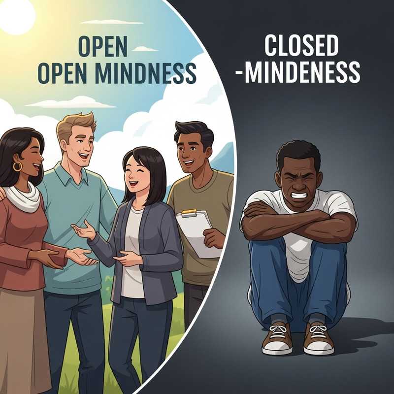 Open-Minded vs. Closed-Minded: Understanding Different Perspectives