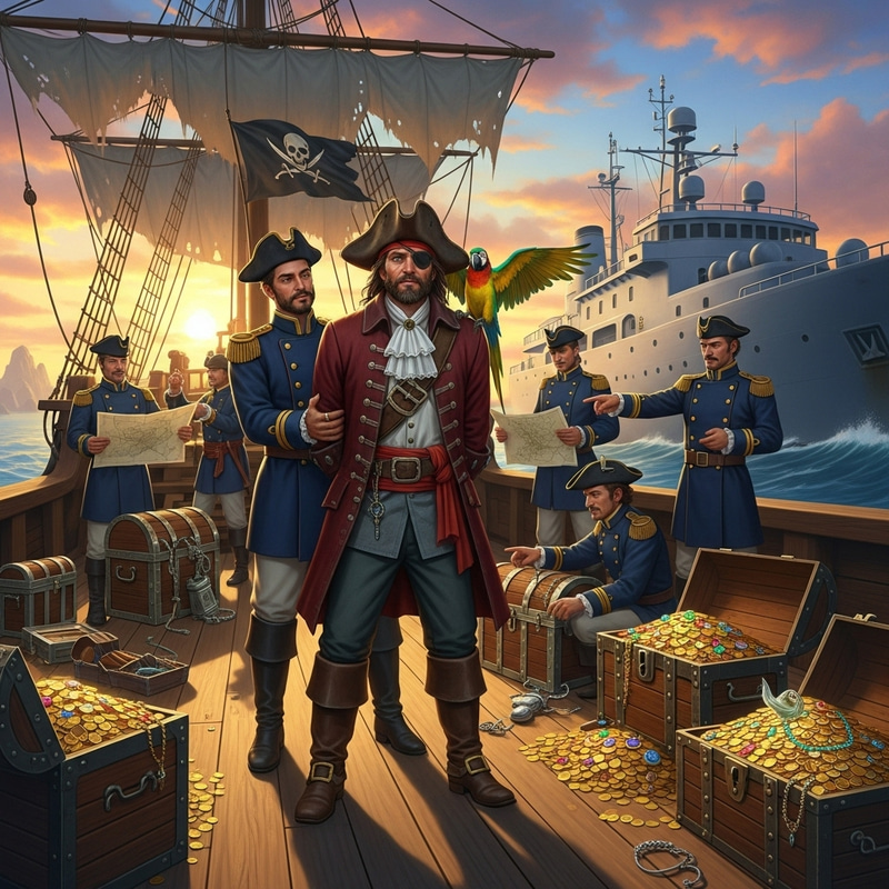 Pirate Captured by Navy Pirate Captured by Navy