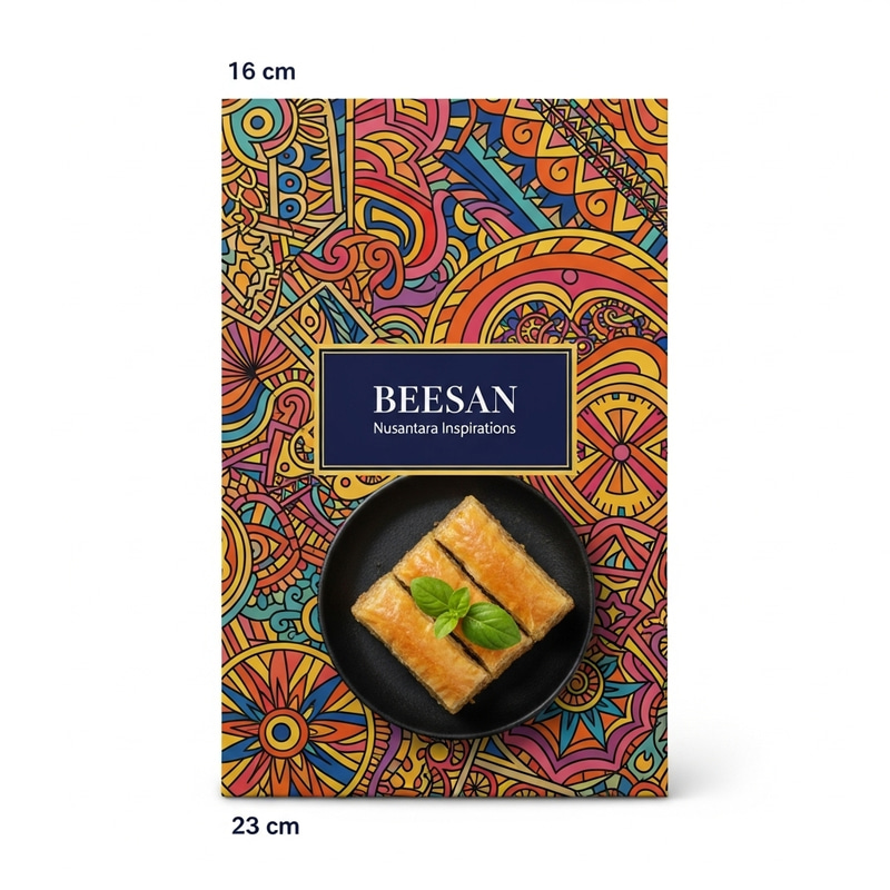 Colorful & Vibrant Baklava Packaging: Indonesia Heritage Inspiration