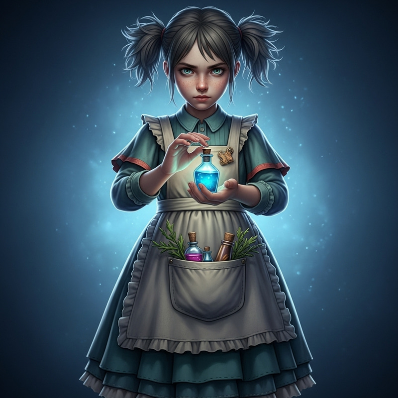 Capella from Pathologic: Mystical Young Girl with Medicinal Tincture