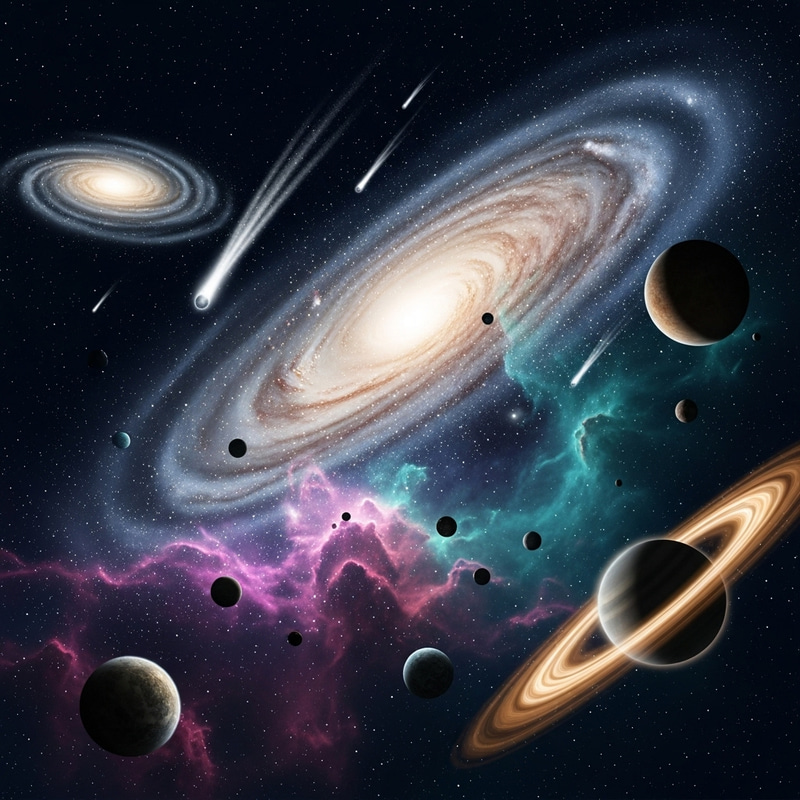 The Universe: An Abstract Representation of Infinite Mystery The Universe: An Abstract Representation of Infinite Mystery