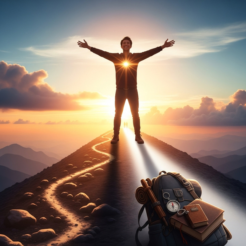 Drawing of Joyous Outcome from Self-Improvement Journey Drawing of Joyous Outcome from Self-Improvement Journey