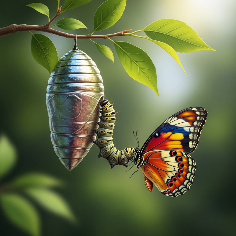 Realistic Caterpillar Transforming into Butterfly | Miraculous Metamorphosis Realistic Caterpillar Transforming into Butterfly | Miraculous Metamorphosis