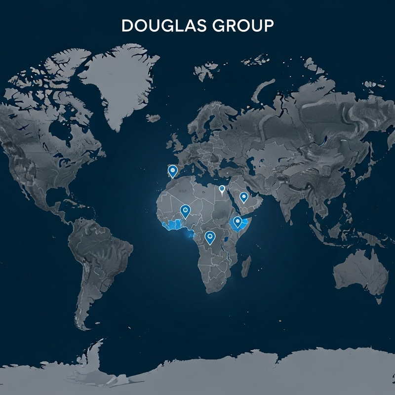 Douglas Group Global Distribution Map Douglas Group Global Distribution Map