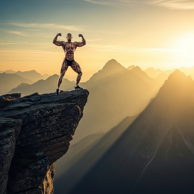 Darcy McAwesome Stands Glorious on Mountain Edge Darcy McAwesome Stands Glorious on Mountain Edge