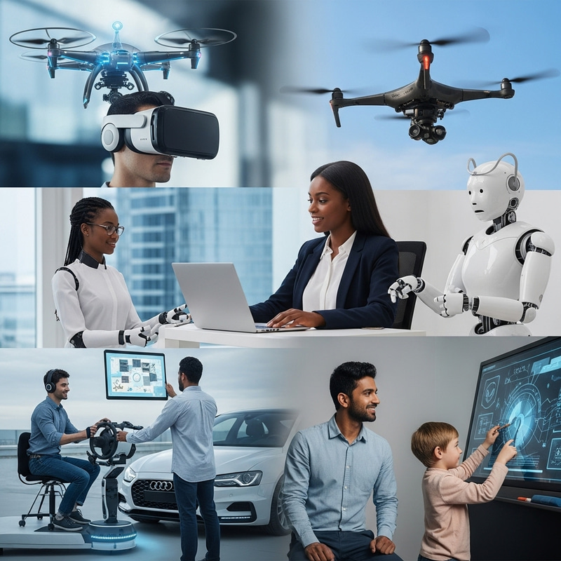 Futuristic Technology: VR, Drones, Robots & More