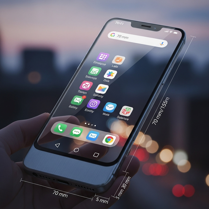 Transparent Smartphone with Aluminum Box and Glass-like Screen Transparent Smartphone with Aluminum Box and Glass-like Screen