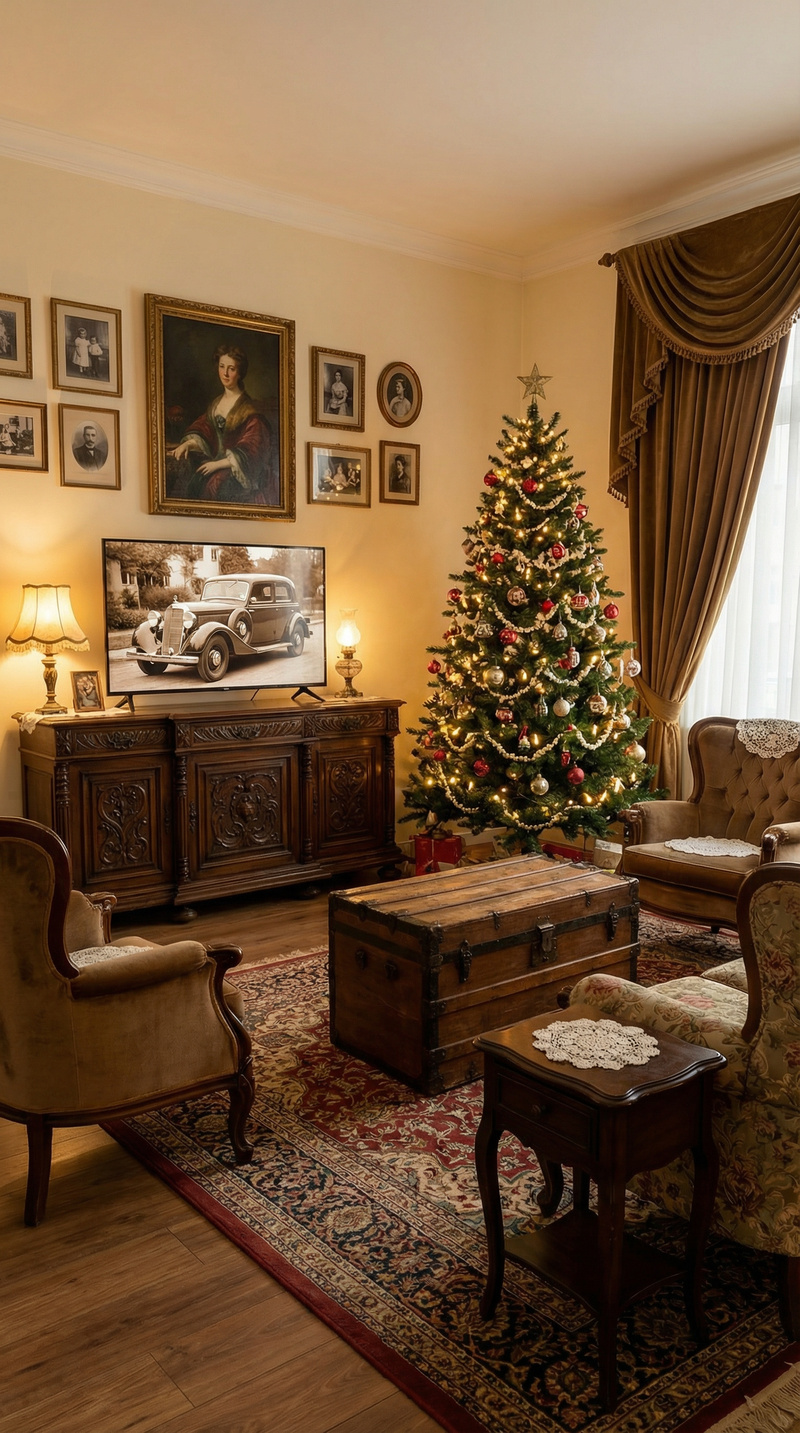 Vintage Style Living Room Transformation Vintage Style Living Room Transformation